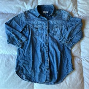 C’est Toi Long Sleeve Button-Down Shirt